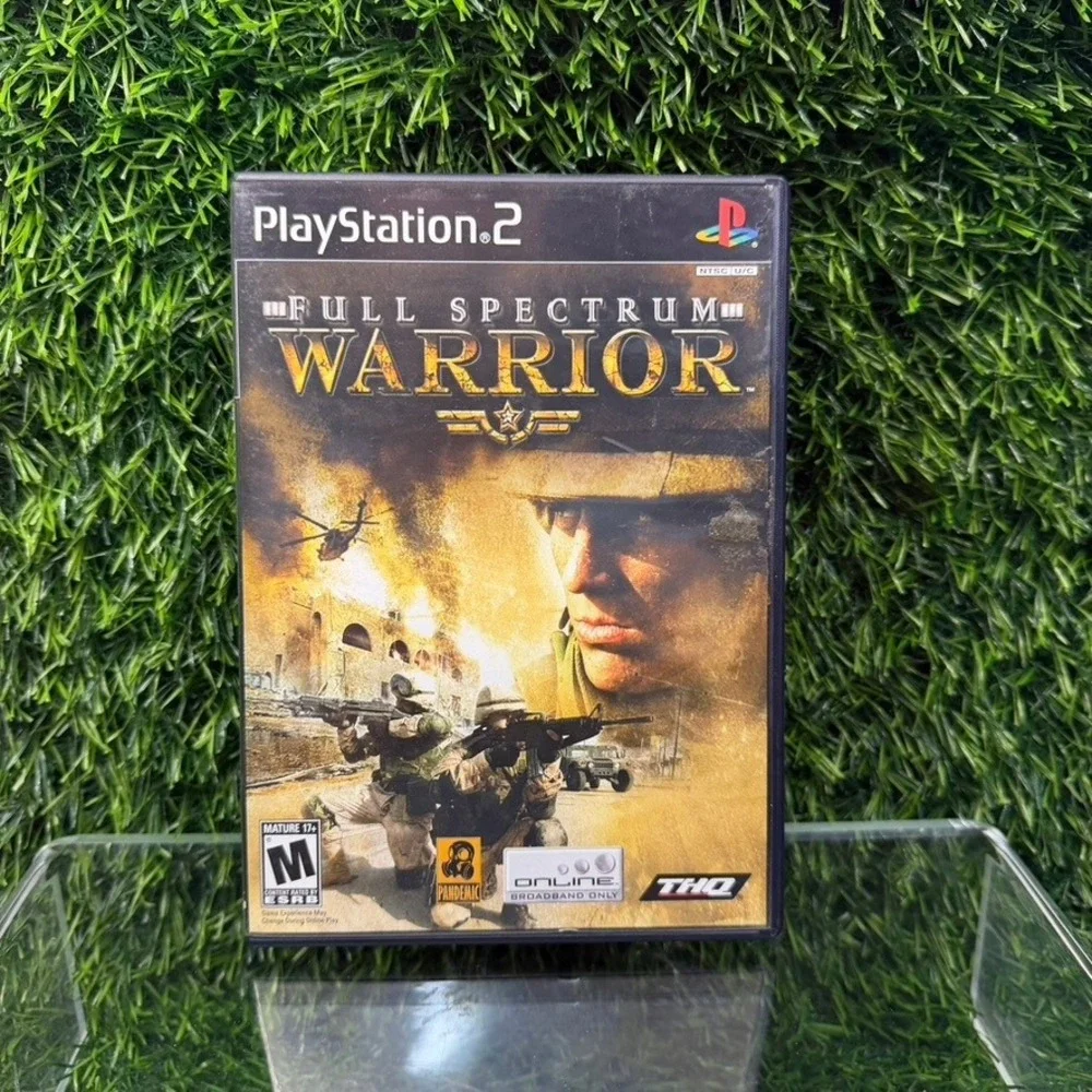 Sony PS2 Video Game Lot SOCOM 3 Navy Seals & Full Spectrum Warrior CIB Vintage
